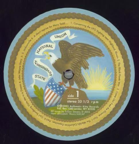 Illinois vinyl label