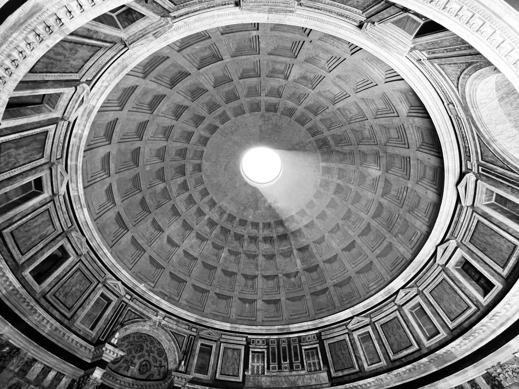 Pantheon dome in Rome