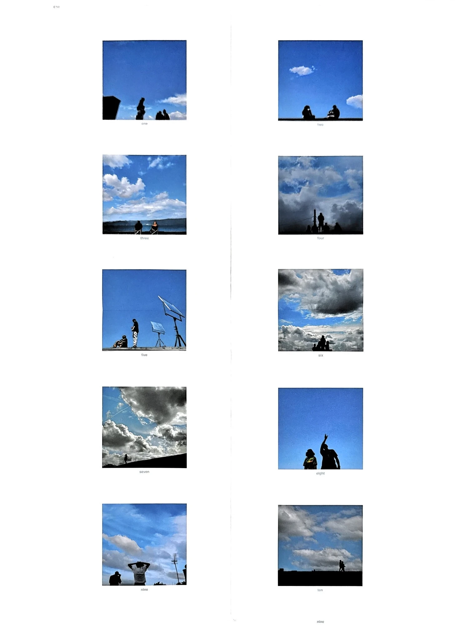 Ten photographs from the ten days album artwork